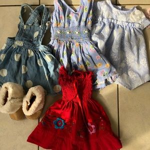 3/25✨Cutest baby girl dresses. Size 0-3 months.